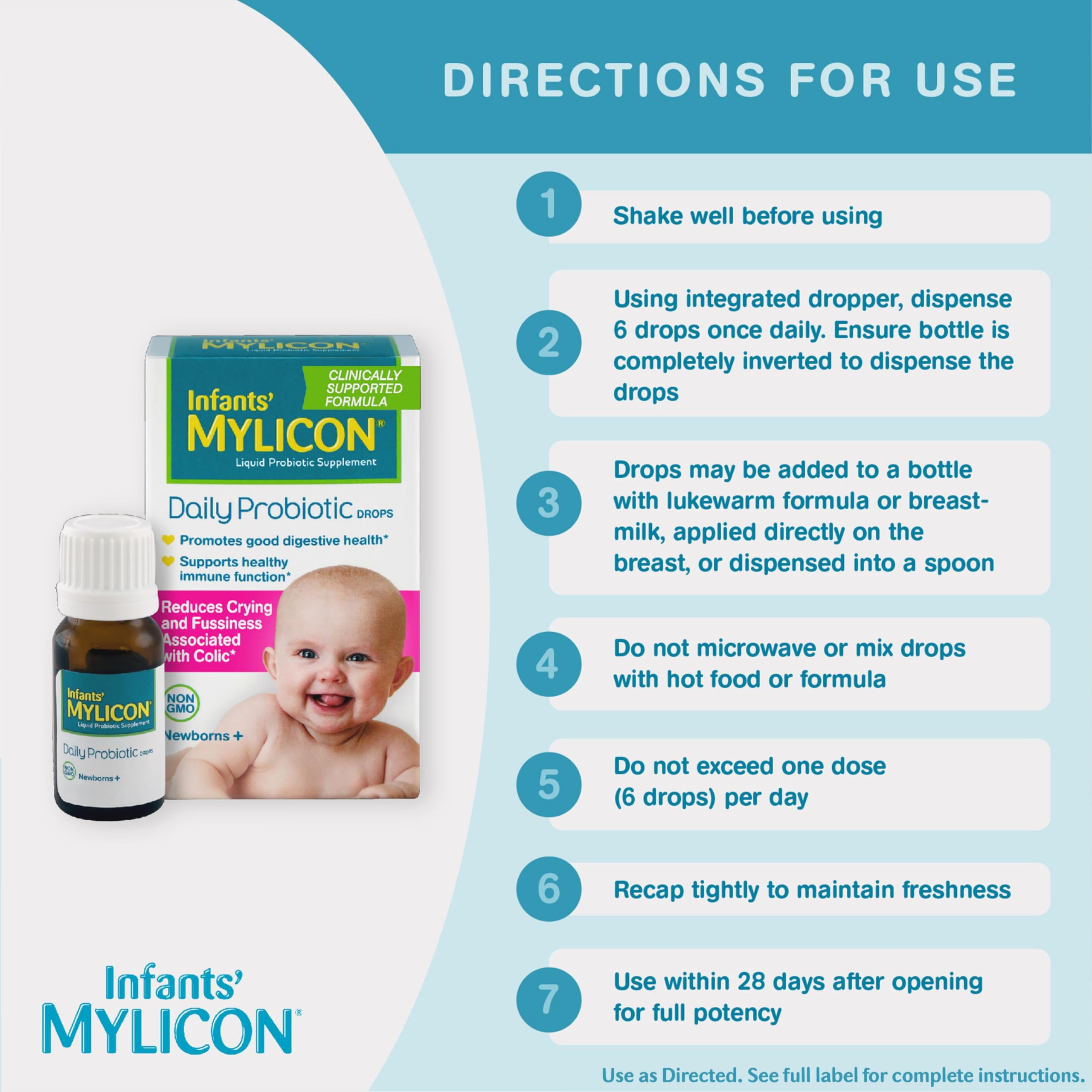 MYLICON dose gouttes cuillere: dosage simple et flexible