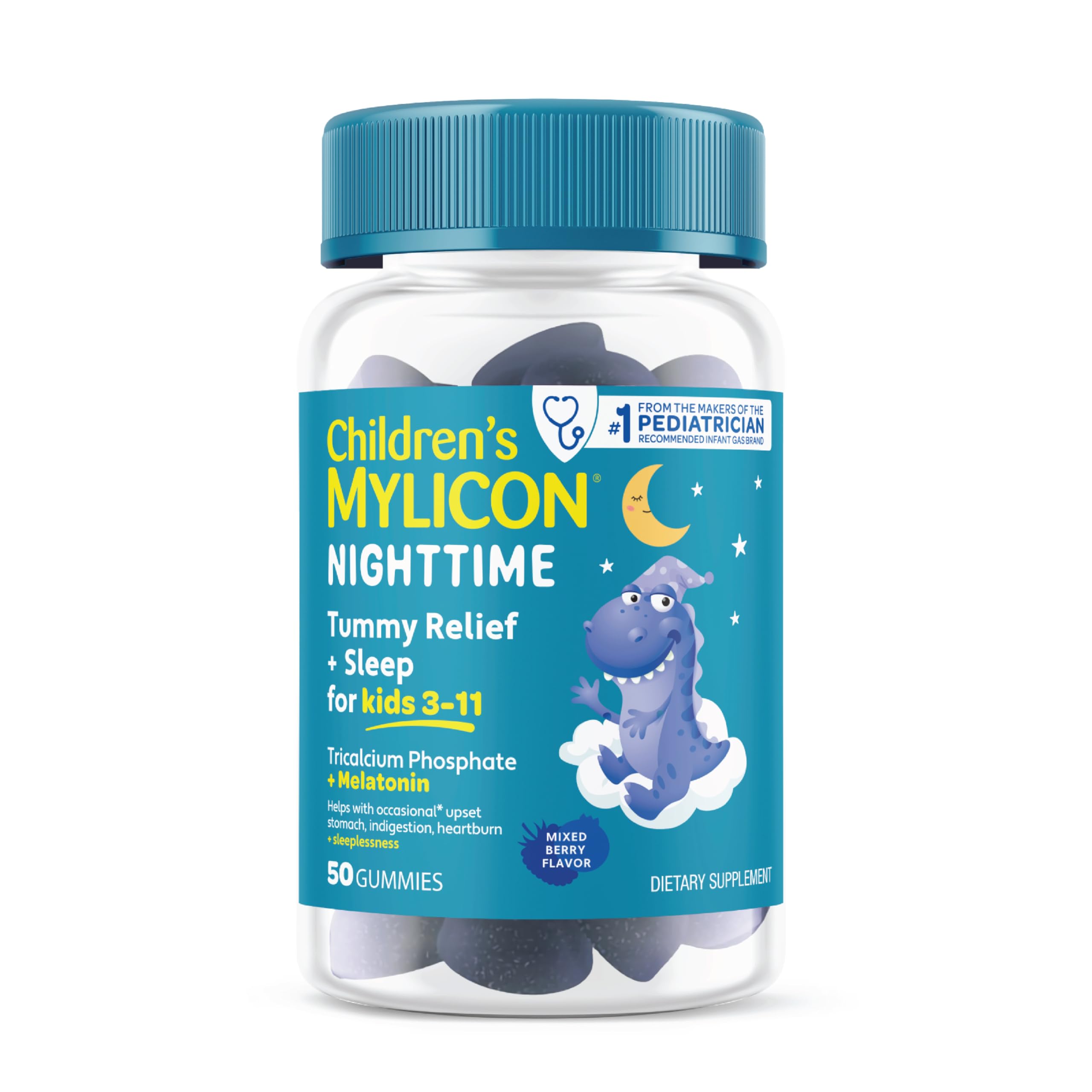 MYLICON melatonine-gummies-bouteille: soutien potentiel au sommeil des enfants.