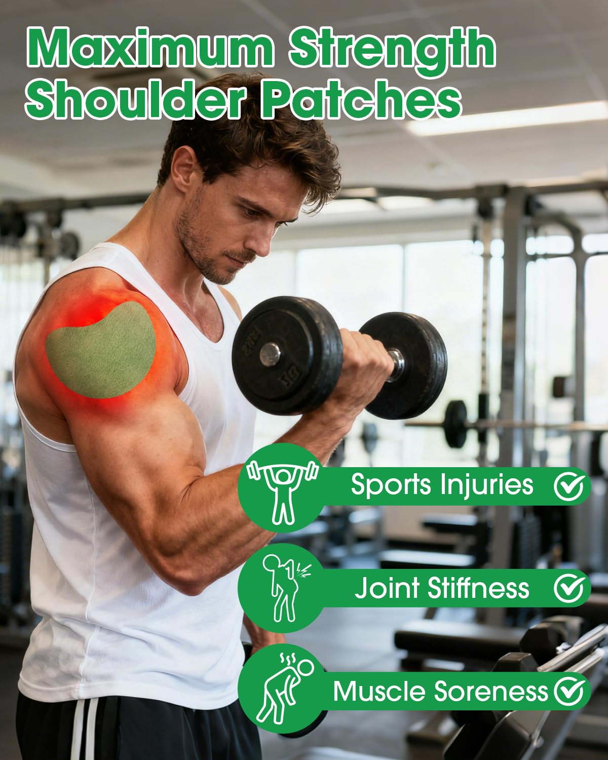 MYMULIKE patch chaleur épaule, chaleur ciblée pour les muscles.