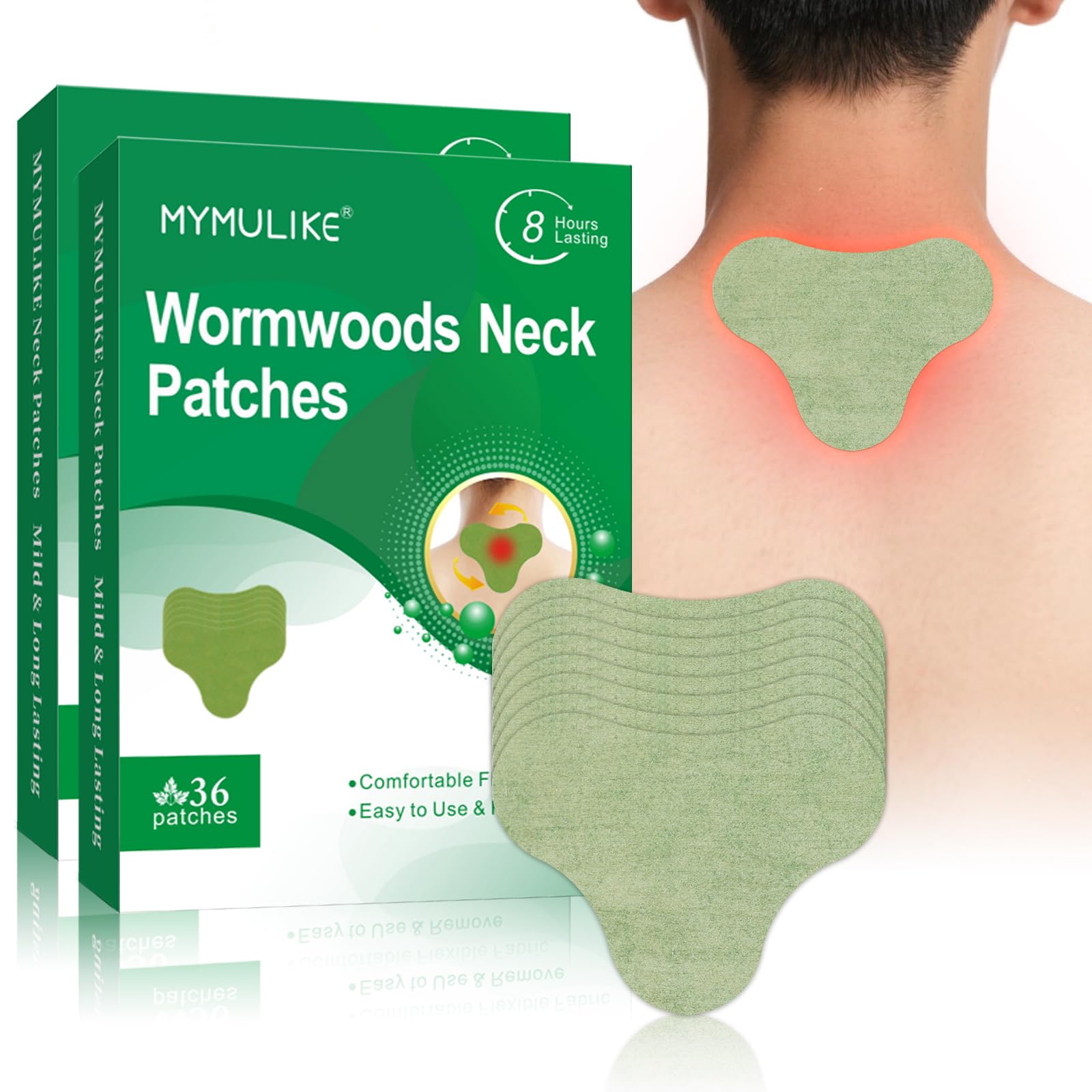 MYMULIKE pansement chauffant pour le cou, chaleur ciblée et confort
