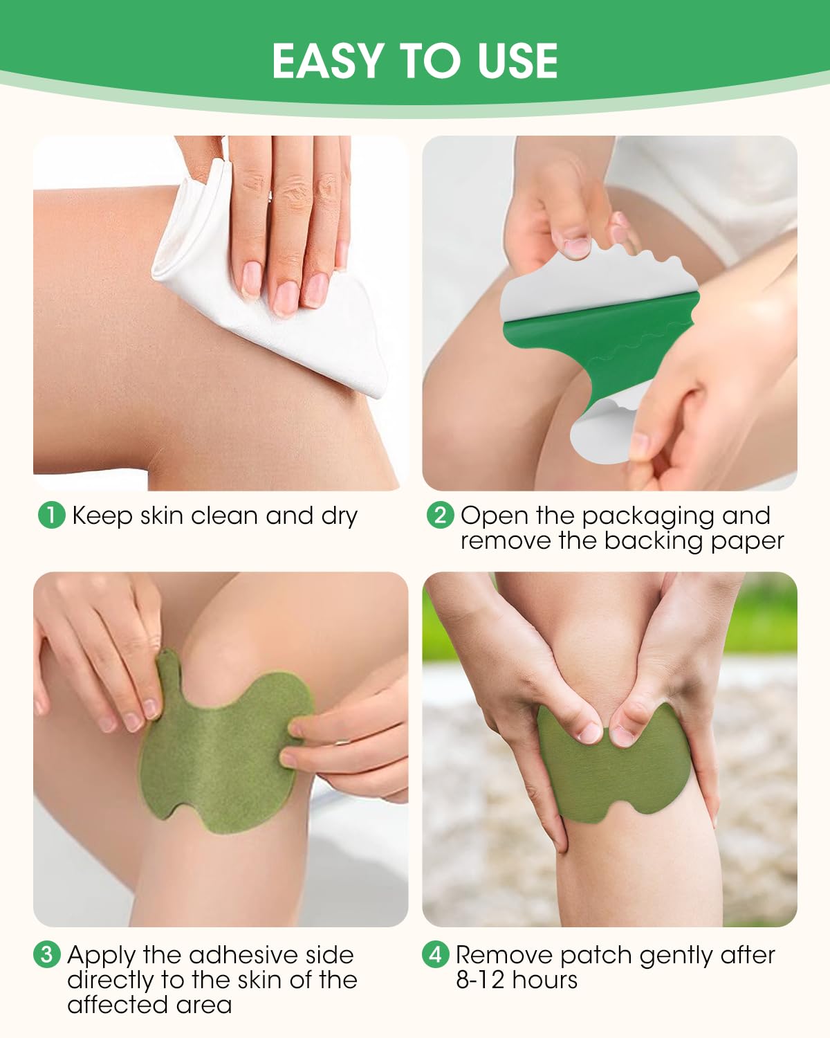 Tissu respirant MYMULIKE, patch armoise pour port prolongé sans irritation.