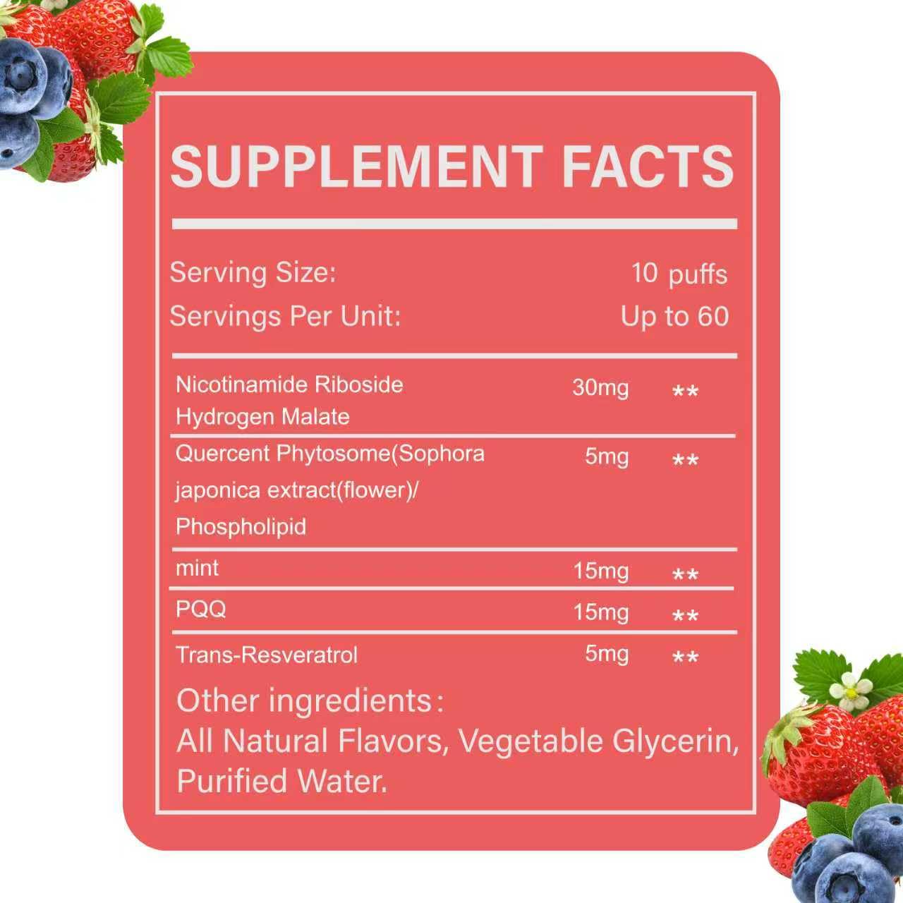 MYMYDE diffuseur à base de plantes fraise menthe, cadeau pratique pour amis et collègues.