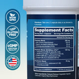 MyoActivo, capsules à libération retardée, garantissent que les probiotiques atteignent l'intestin.