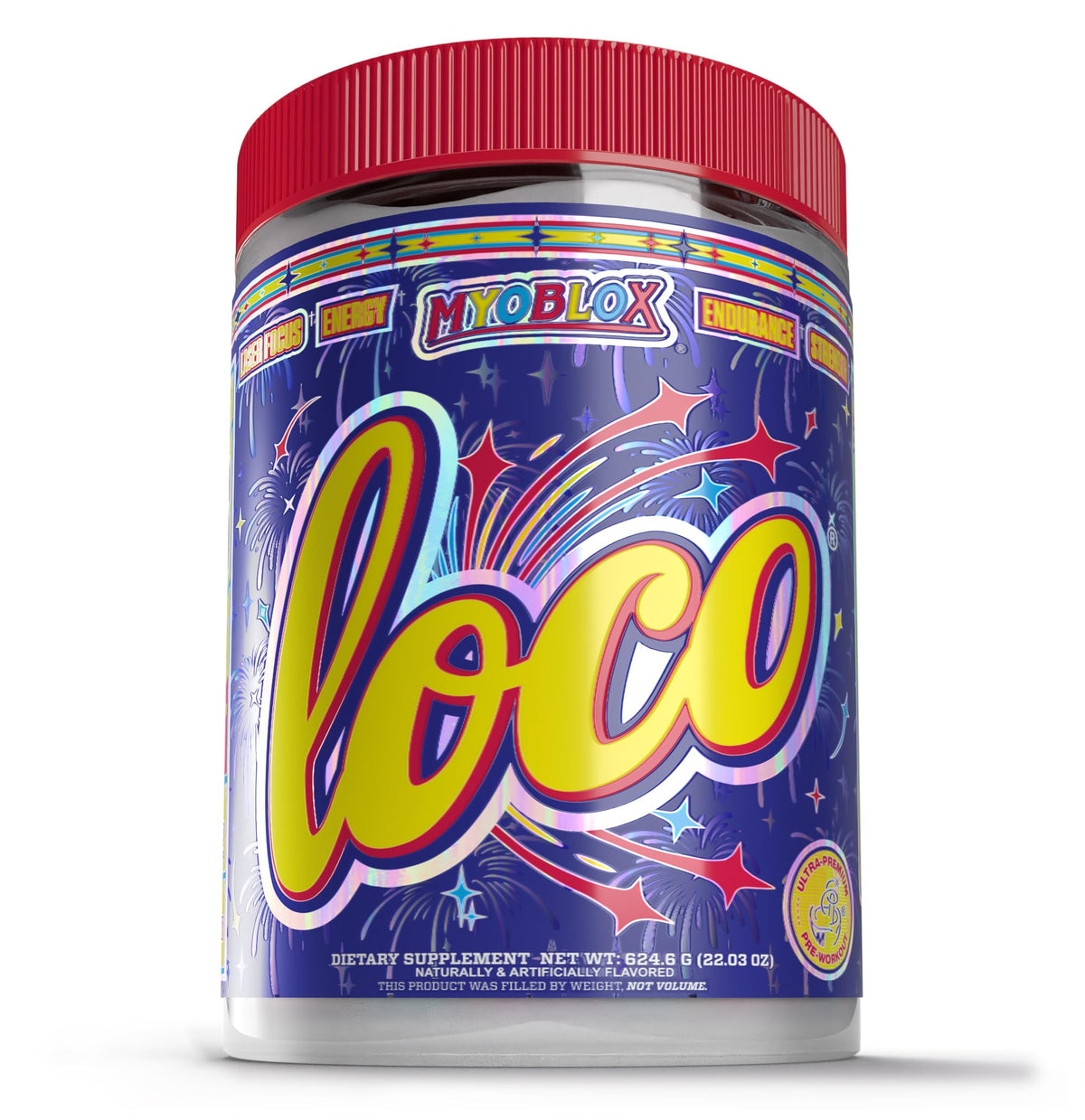 MyoBlox Loco : bouteille vue rapprochée, prise en main rapide avant l'entraînement.