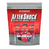 Myogenix Aftershock bouteille Wildberry, récupération facilitée après l’entraînement.