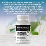 MYOXCIENCE Magnésium Glycinate Taurate capsules — gélules faciles à avaler.