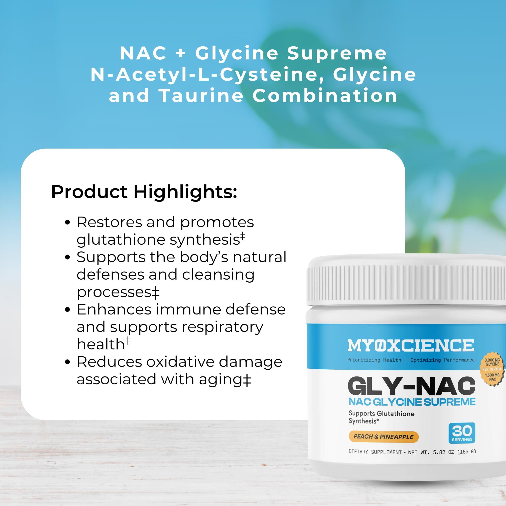 MYOXCIENCE quality badge indicating cGMP and FDA‑inspected manufacturing