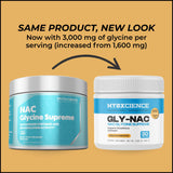 MYOXCIENCE powder texture close‑up, showing fine mixable consistency