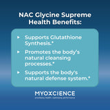 MYOXCIENCE NAC Glycine Supreme – situation d'utilisation quotidienne avant le coucher.