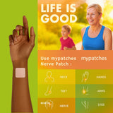 Adhésif hypoallergénique du patch pour peau sensible.