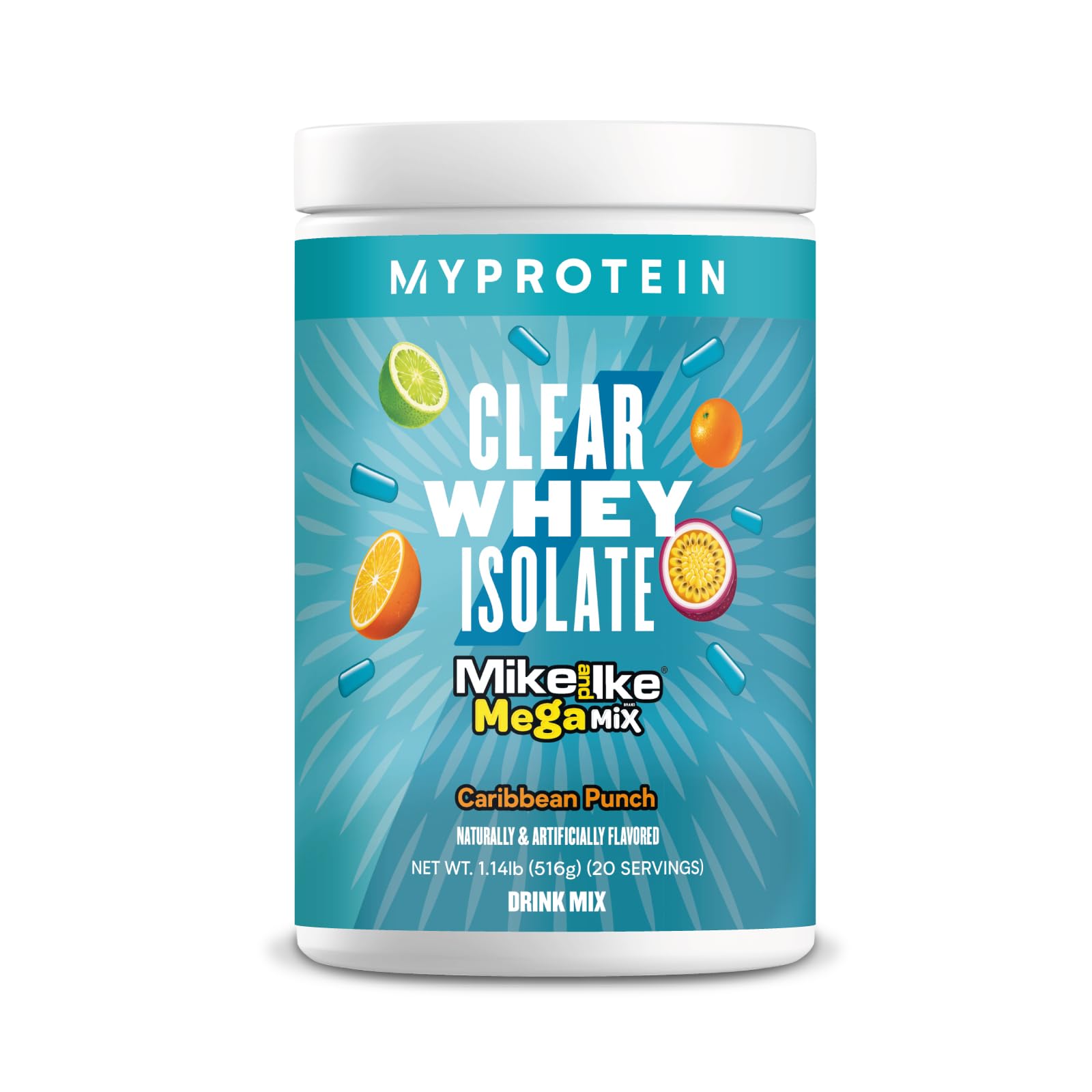 Myprotein Clear Whey Isolate Caribbean Punch, bouteille prête à boire après l'entraînement