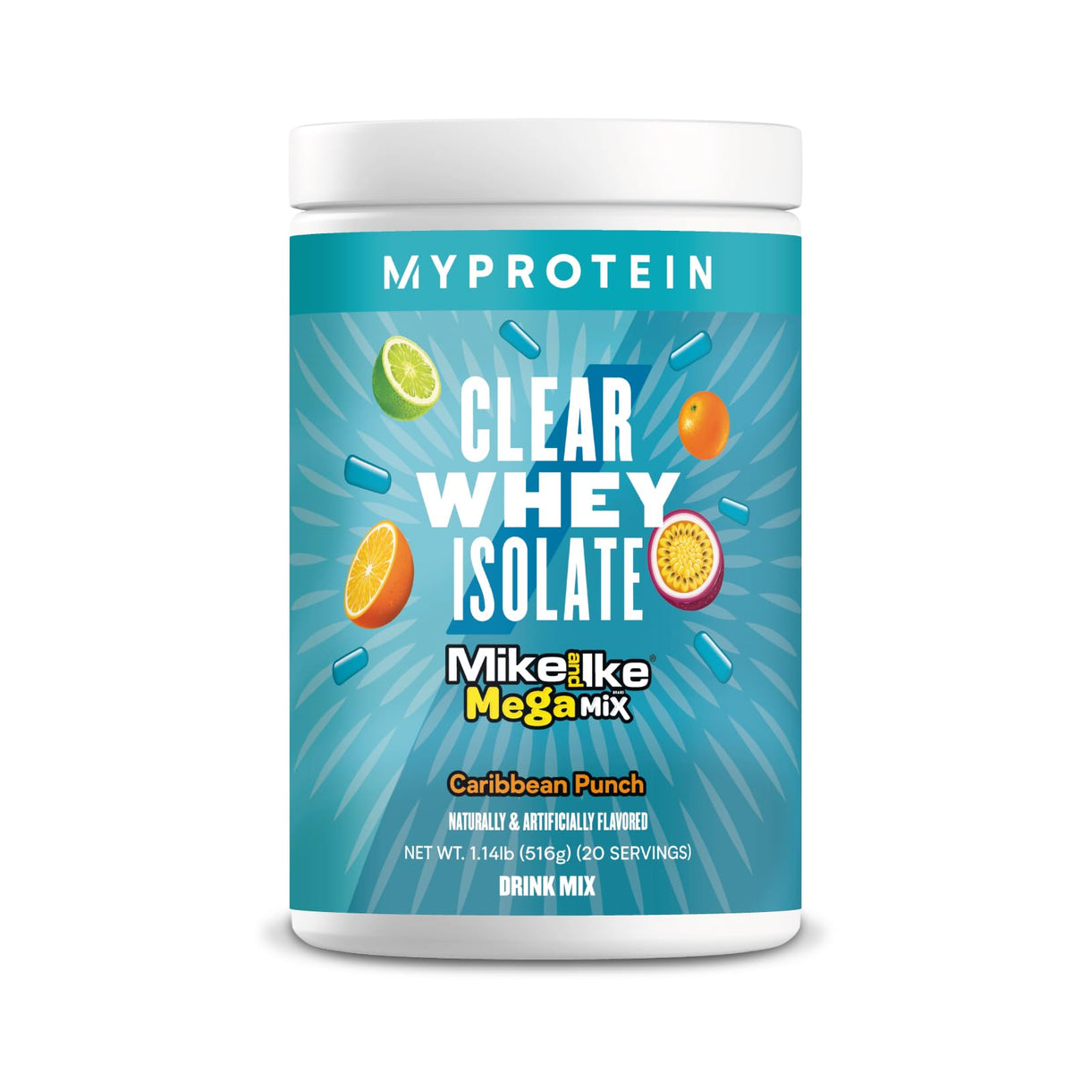 Myprotein Clear Whey Isolate Caribbean Punch, bouteille prête à boire après l'entraînement