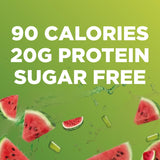 Myprotein Clear Whey Isolate gobelet préparation, mélange rapide pour une collation protéinée.