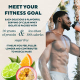 Myprotein Clear Whey Isolate Sour Watermelon, verre d'eau rafraîchissant et faible calories