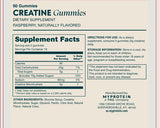 Myprotein gommes de créatine soutiennent énergie et récupération après effort.
