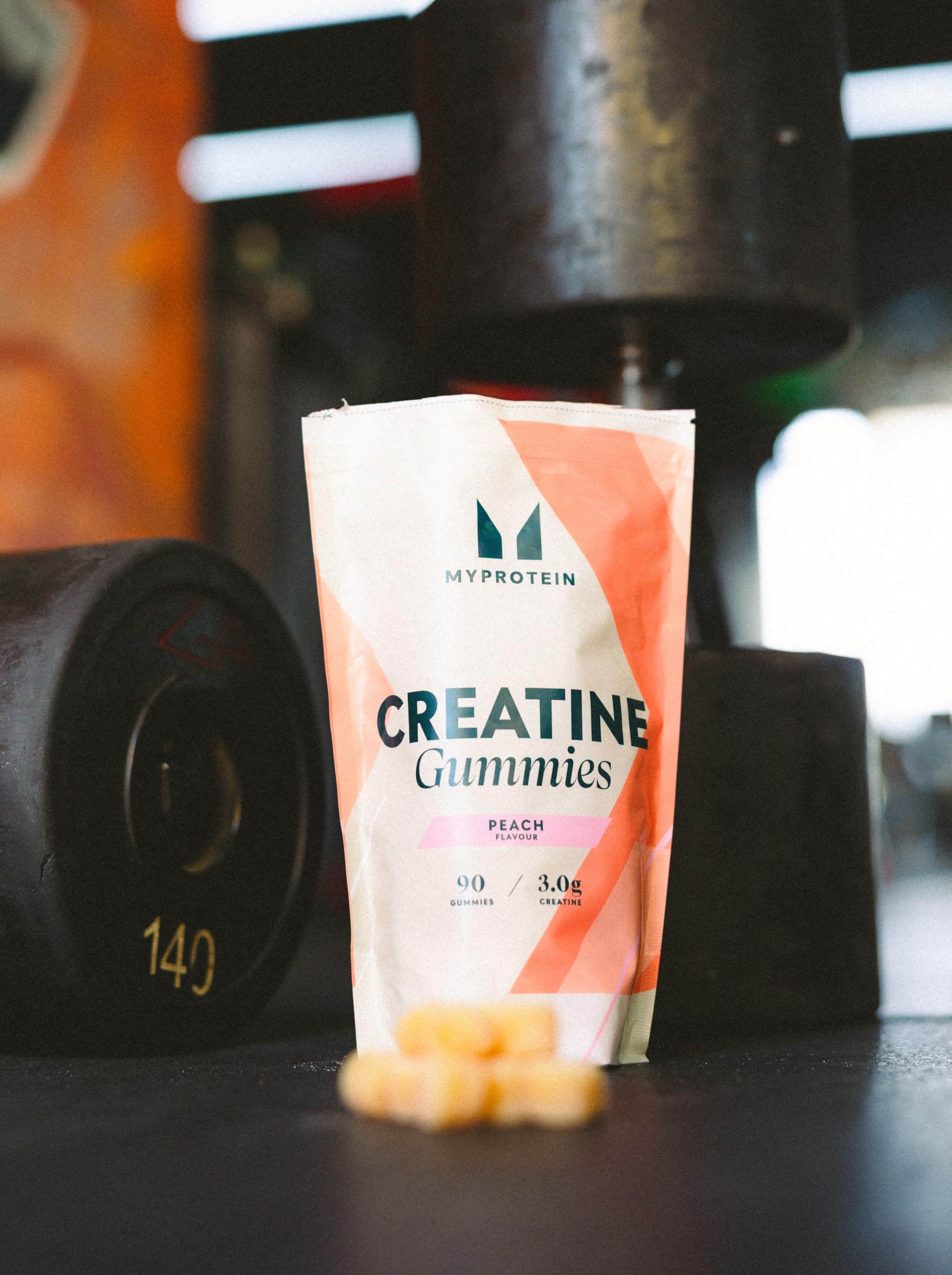 Gommes Myprotein créatine: saveur framboise, plaisir quotidien pour soutenir l’entraînement.