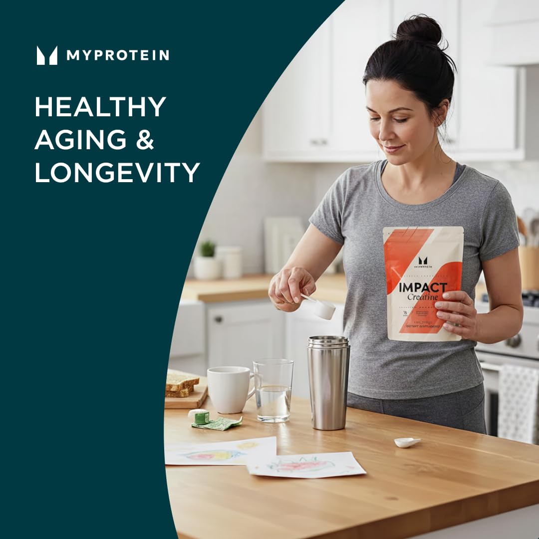 Shaker Myprotein Creatine Monohydrate prêt à mélanger pendant l’entraînement.