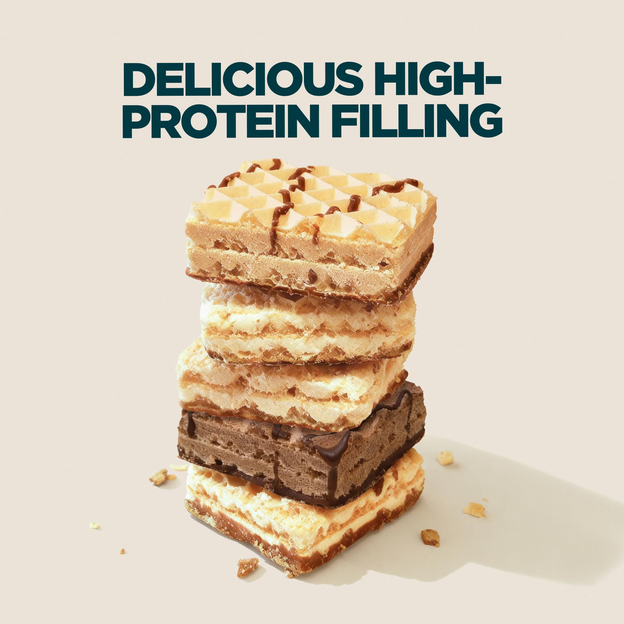 Étiquette Myprotein, informations claires sur les protéines et les apports quotidiens.