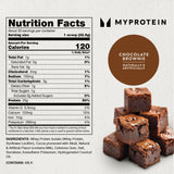 Cuillère doseuse Myprotein Impact Protéine isolat, dosage recommandé pour chaque portion.