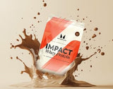 Impact Whey Myprotein boisson chocolatée servie dans un verre