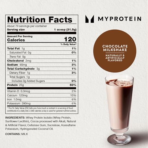 Dosette protéine Myprotein Impact Whey Isolate, mesure précise pour chaque shake.