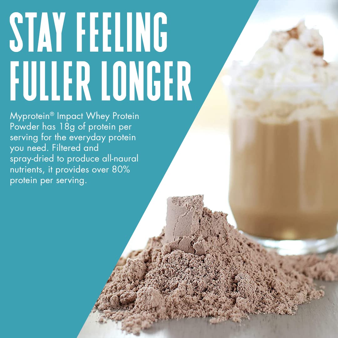 Myprotein Impact Whey Isolate Mocha – shaker pratique pour préparer des boissons protéinées.