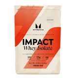 Poudre naturelle Myprotein Impact Whey Isolate prête à l emploi pour l apport protéique quotidien.