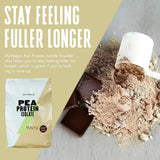 Myprotein MYVEGAN Poudre Isolate Pois Mocha dose individuelle, pratique en déplacement.