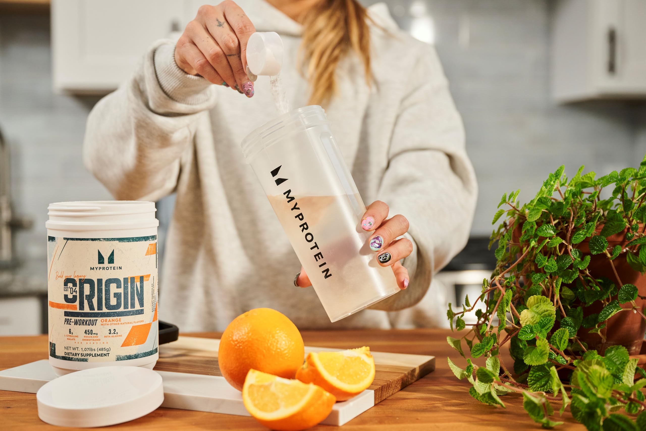 Myprotein Origin, couleur-melange, mélange lisse sans arrière-goût métallique.