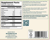 Myprotein Origin, presentation-emballage, design clair reflétant la qualité.