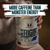 Myprotein Origin Pre-Workout doseur mesurant la dose exacte