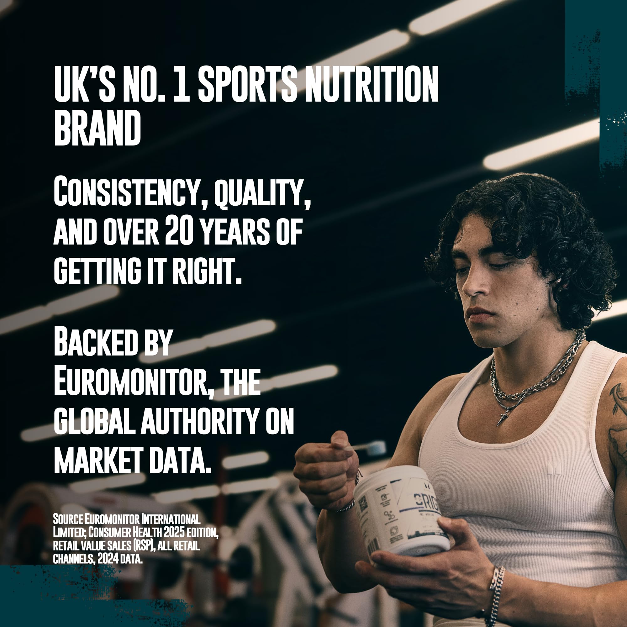 Myprotein Origin, shaker-entraînement, prêt à booster votre routine d'entraînement.
