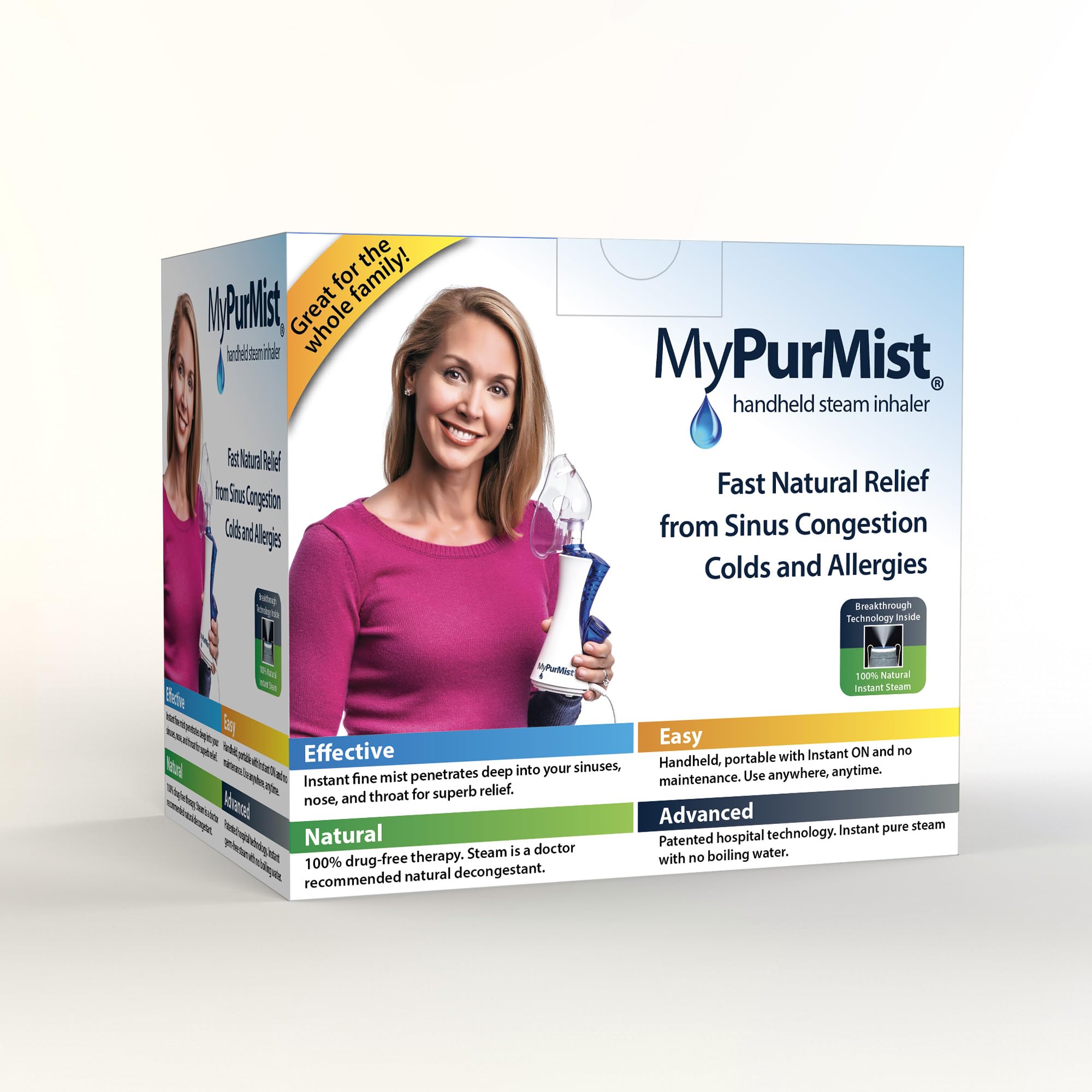Mypurmist Nouvelle Classique: système d'autonettoyage pour plus d'hygiène.