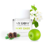 MYROSY In My Oasis — flacon-devant, parfum frais et longue tenue.