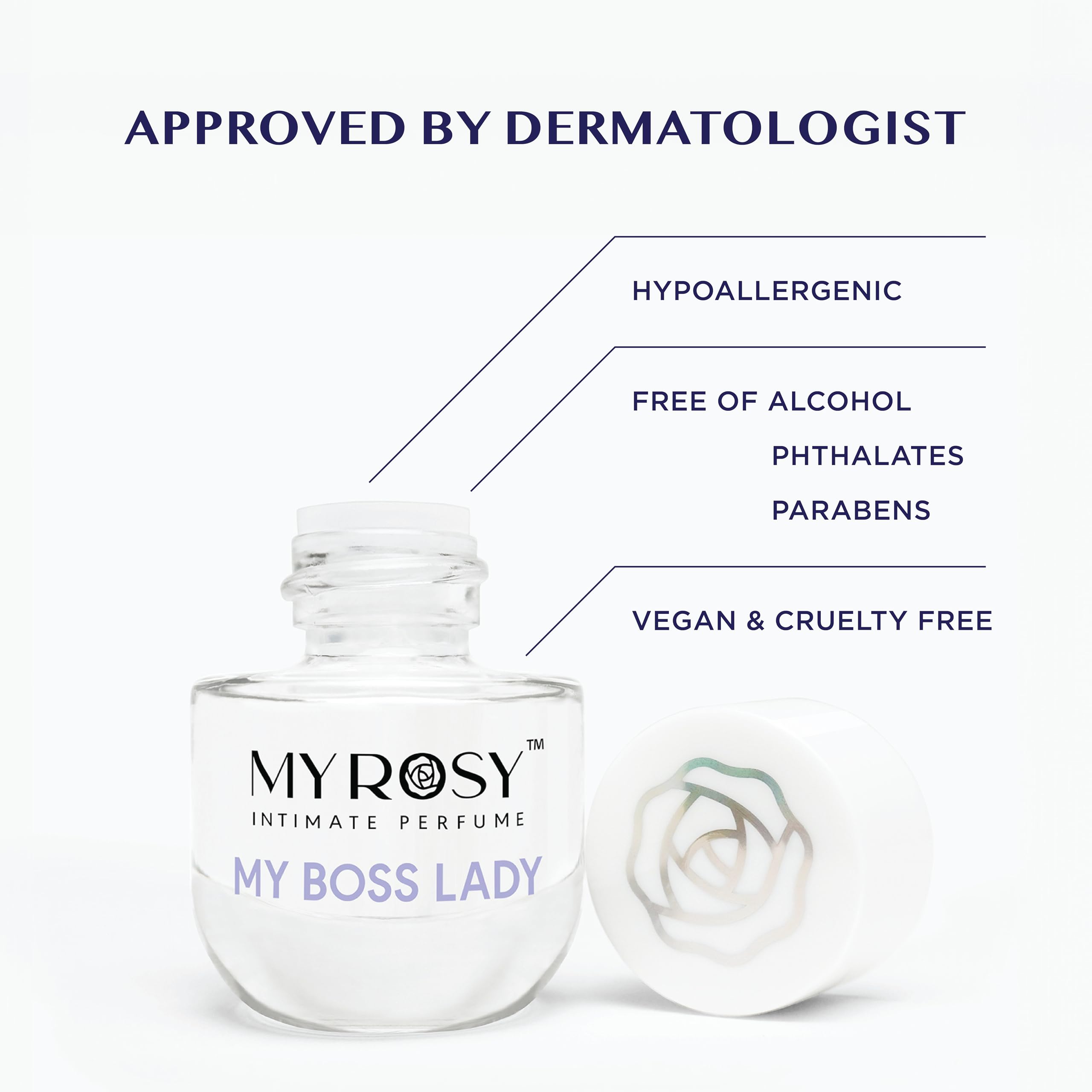 MYROSY My Rosy Lady – Appliquer directement sur la peau pour un parfum léger.