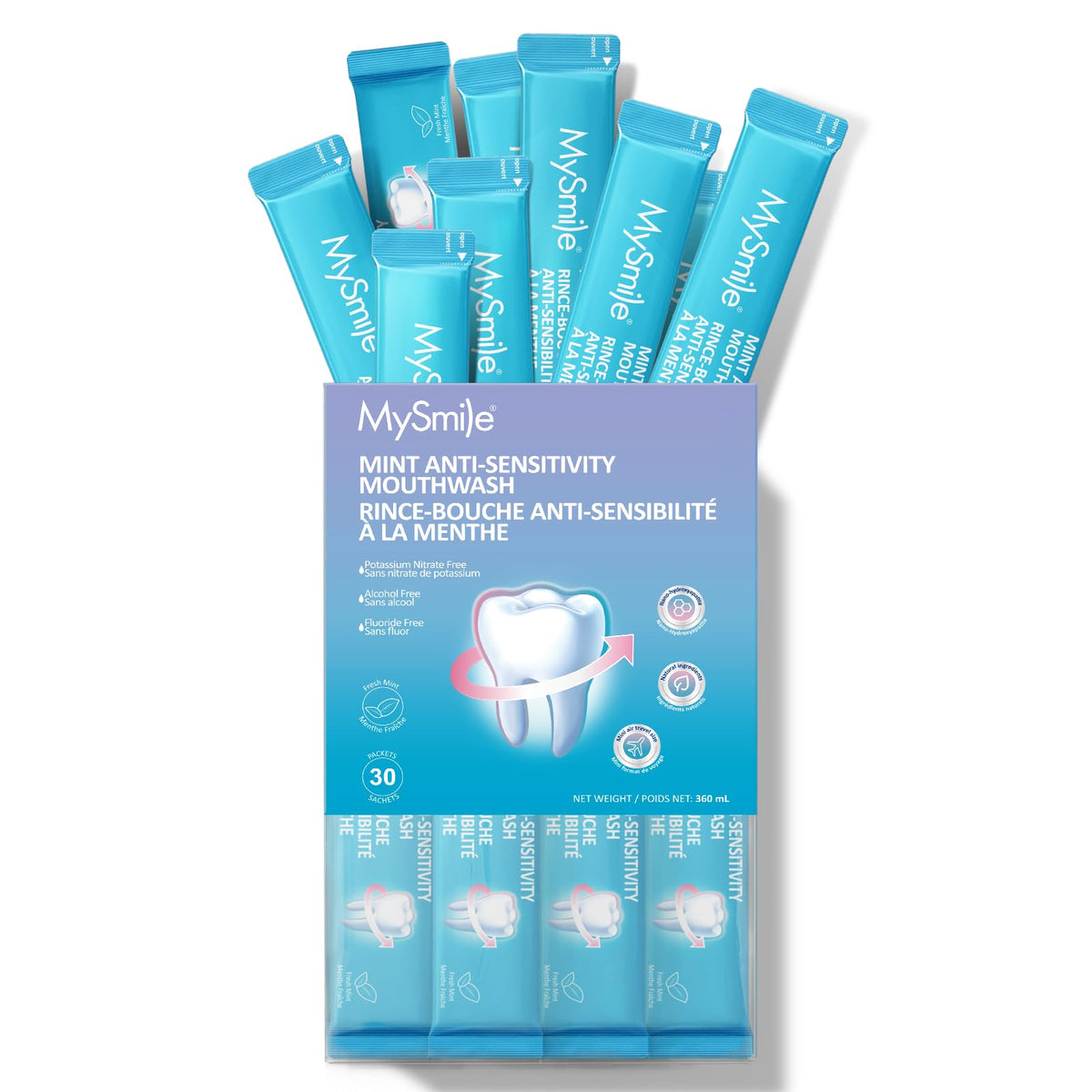 MySmile nano-hydroxyapatite: renforcement de l’émail et réduction des sensibilités
