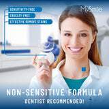 mysmile batteries-longue-duree: autonomie étendue pour plusieurs séances.