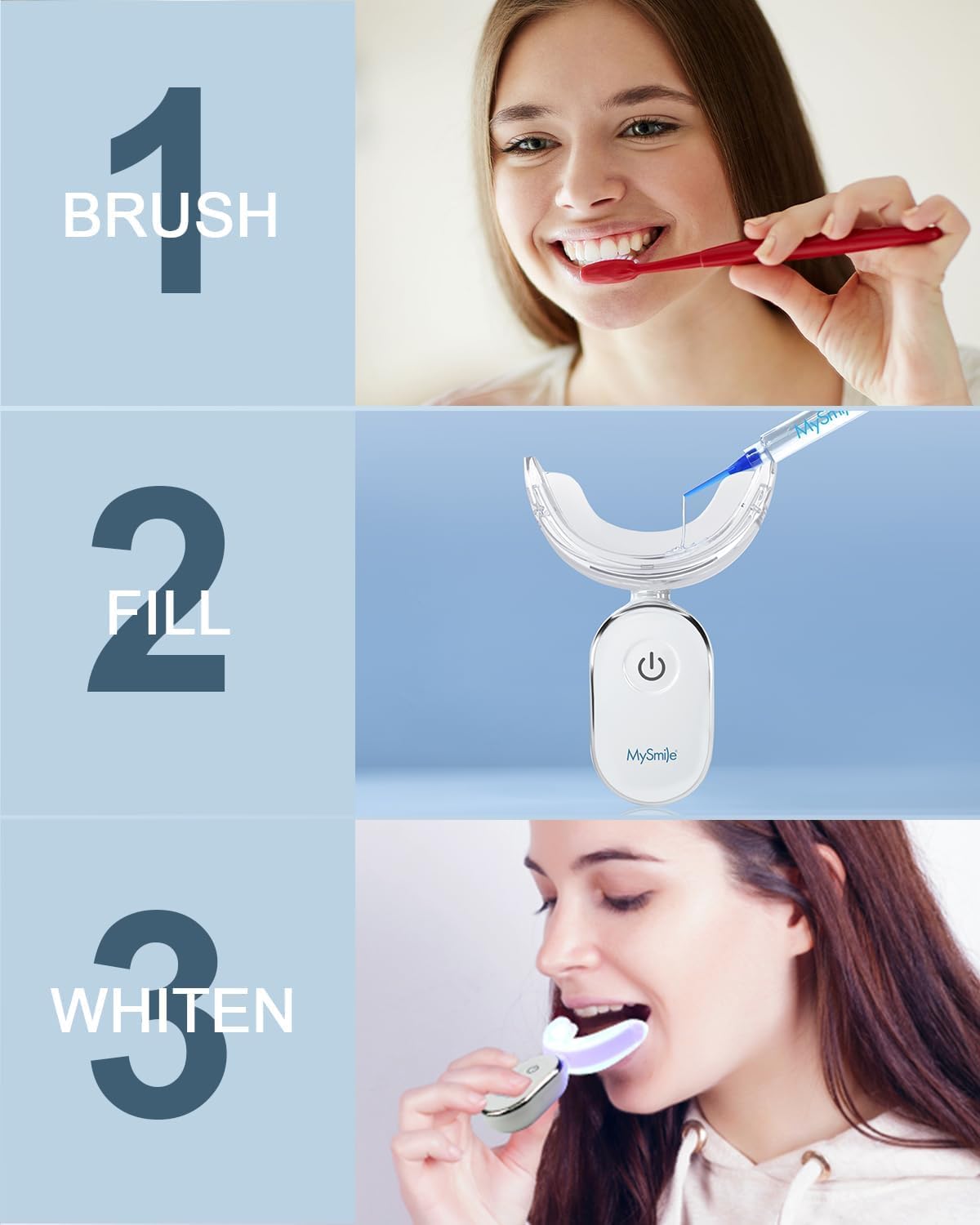 MySmile blanchiment 10 minutes: résultat rapide et pratique.