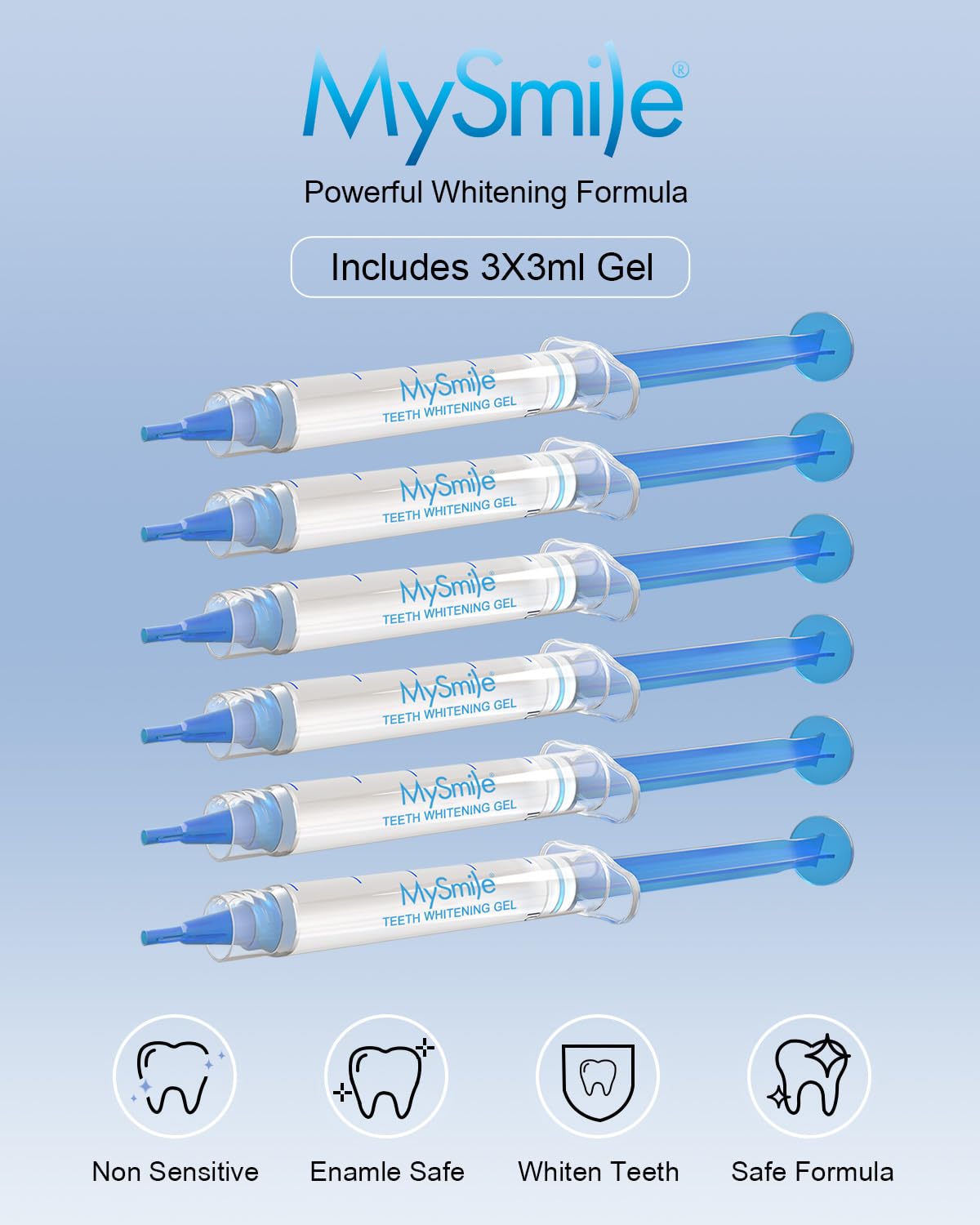 MySmile gel blanchissant atténue les taches quotidiennes de la vie