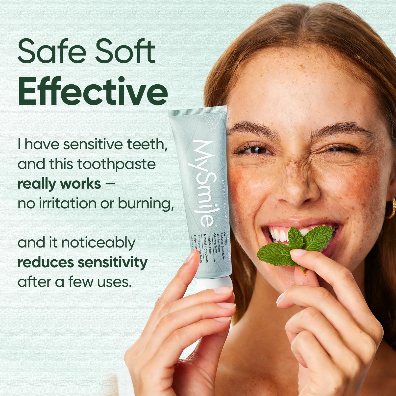 MySmile: emballage durable reflétant l’engagement éco-responsable.