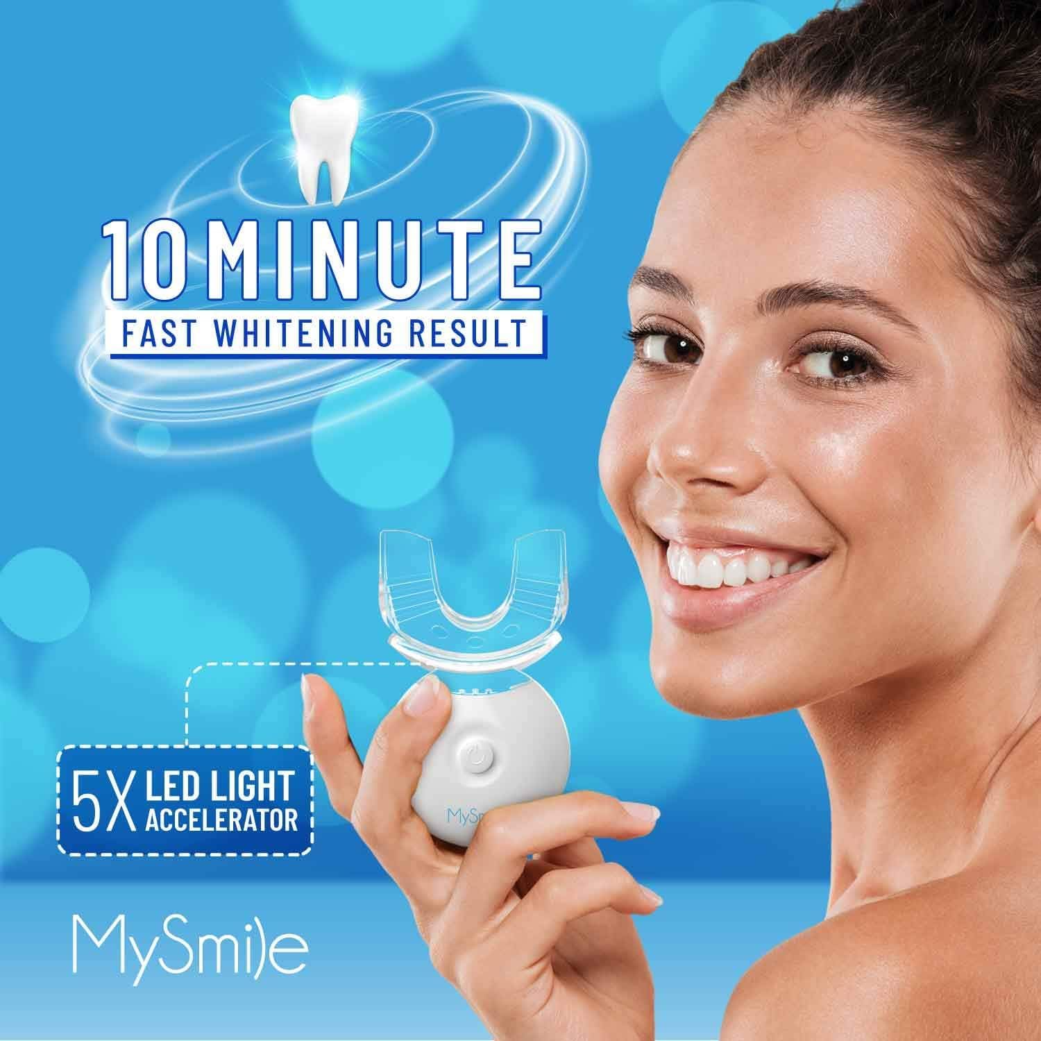 MySmile emballage indiquant fabrication USA et sécurité