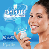 MySmile emballage indiquant fabrication USA et sécurité