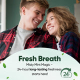 MySmile: fraîcheur mentholée douce, agréable au quotidien.