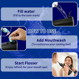 MySmile rinçage concentré menthe – compatible avec l'hydro-flosser MySmile
