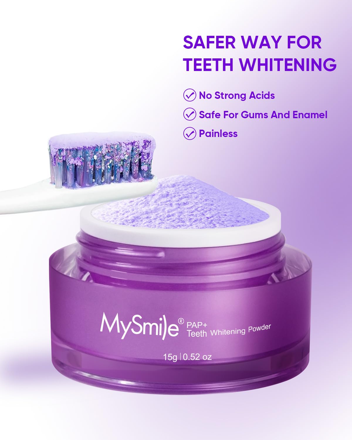 MySmile Pap brossage 1–3 minutes, routine rapide.