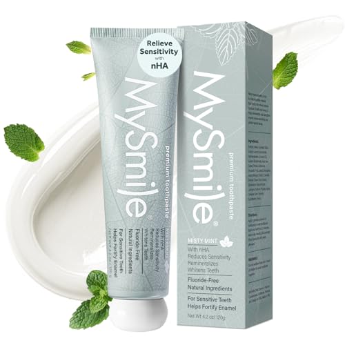 MySmile pâte dentaire nano-hydroxyapatite emballage pratique pour usage quotidien.