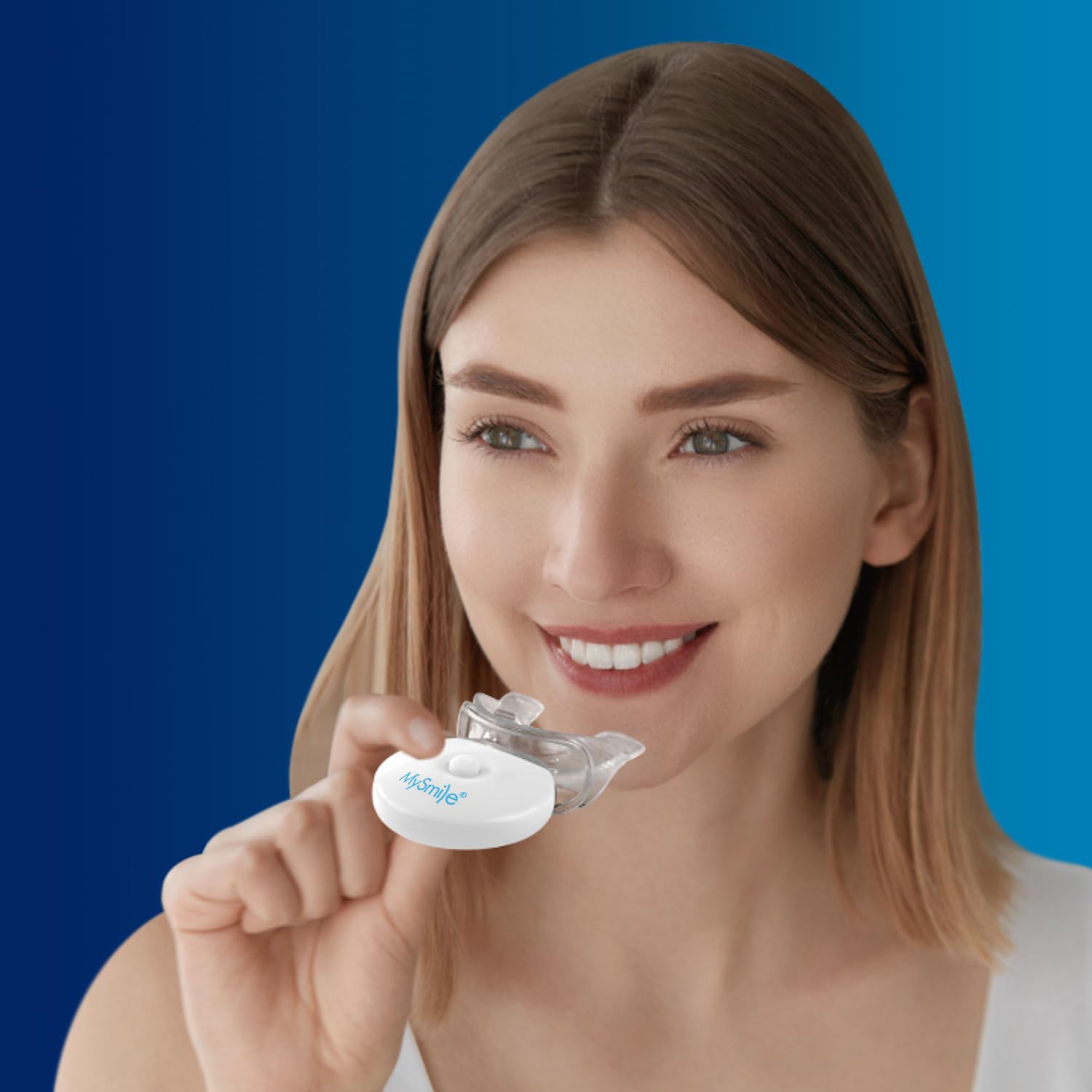 mysmile portable-voyage-blanchiment: appareil compact pour les déplacements et les retouches.