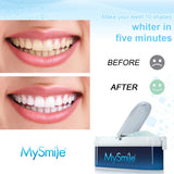 MySmile poudre blanchiment dents haleine fraîche après chaque brossage.