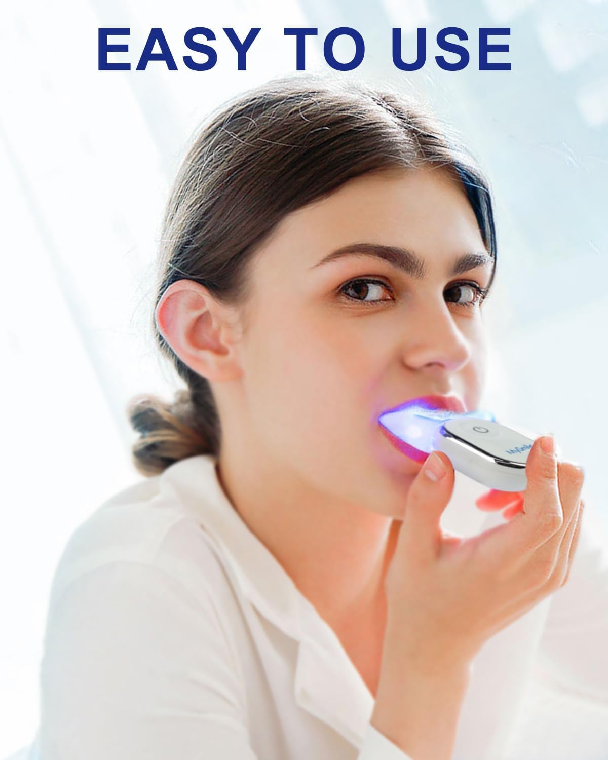 MySmile utilisation domicile-bureau-voyage: blanchiment portable pour votre sourire.