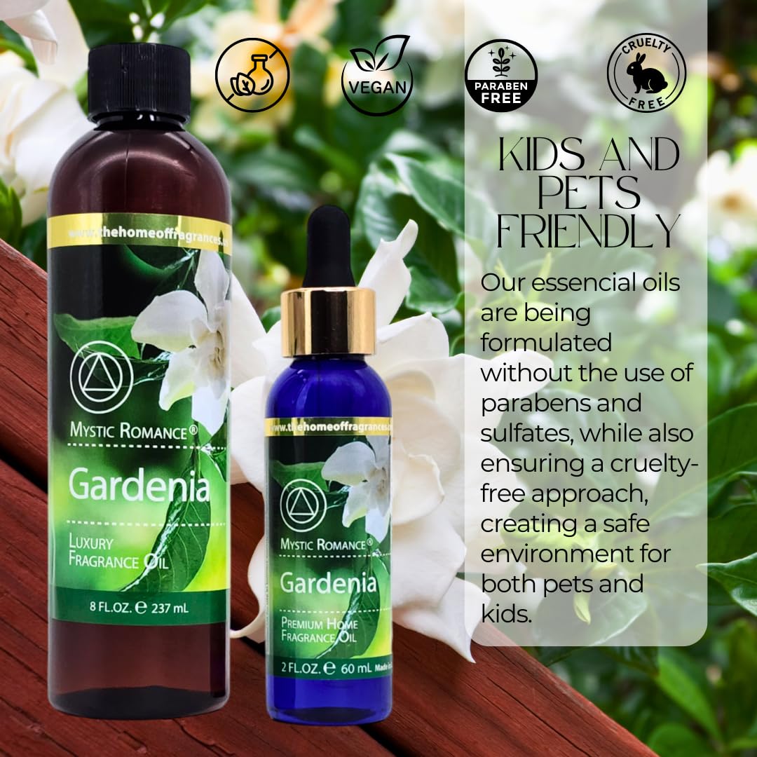 Emballage cadeau Gardenia Mystic Romance, présentation luxueuse.